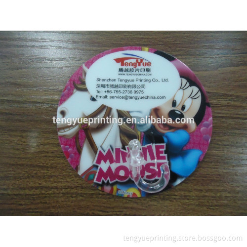 plastic hang tab with J hook